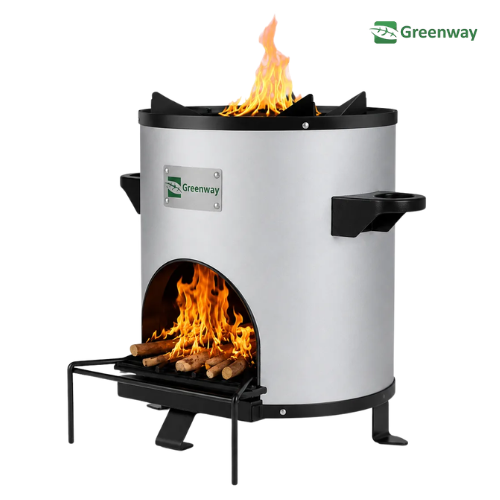 Greenway Smart Stove - Modern Bioflame Wood Chulha - Image 2
